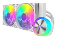Система охолодження для комп'ютерного процесора DARK FLASH DG240, білий