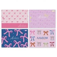 Альбом для рисования Yes Pink bow А4 28 листов с перфорацией (130654)
