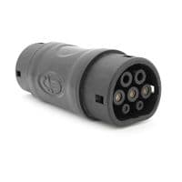 Адаптер переходник для зарядки электромобиля GBT-Type2, 5Pin,220V IP55, Black