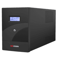 ДБЖ Hikvision DS-UPS3000-R, 3000ВА/1800Вт РК-дисплей, 4 універсальні розетки, 4x12V/9Ah, 23 дюйми, 433 години; 145 годин; 208 місяців