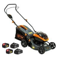 Газонокосилка GTM аккумуляторная, 2×18V, 42см, 2×4Ah, ЗУ (BLM42_KIT)