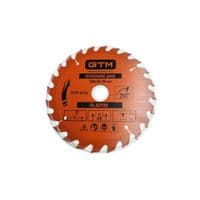 Круг отрезной GTM 190×30мм, 24 зуба, по дереву (SBW-19024)