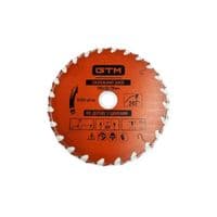 Круг отрезной GTM 190×30мм, 24 зуба, по дереву с гвоздями (SBW-19024N)