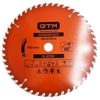 Круг отрезной GTM 305×30мм, 48 зубов, по дереву (SBW-30548)