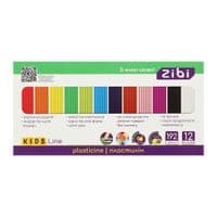 Пластилин ZiBi KIDS Line 12 цветов, 192 г (ZB.6274)