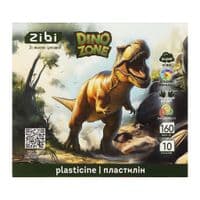 Пластилин ZiBi KIDS Line DINO 10 цветов, 160 г (ZB.6278)