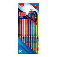 Карандаши цветные Maped SUPERMAN, 12 цветов (MP.862208)