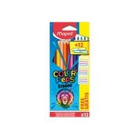 Карандаши цветные Maped COLOR PEPS Classic, 12 цветов + 12 наклеек (MP.862725)