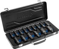 Набір головок ударних подовжених 1/2", CrMo, HT4R049 (15 шт) Hoegert