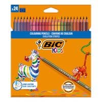 Карандаши цветные Bic Evolution Stripes 24 цвета (bc502447)