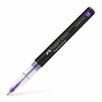 Ролер Faber-Castell Free Ink rollerball, колір чорнила фіолетовий, 1,5 мм, одноразовий (31341)