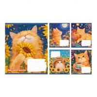 Тетрадь 1 сентября Sunny cat А5 18 листов линия (768772)