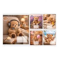 Зошит 1 вересня Bear stories А5 24 аркушів клітинка (768974)