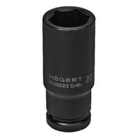 Головка ударна подовжена Hex 1/2", CrMo, 23, HT4R023 Hoegert