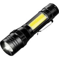 Фонарик XP-P50 BL-T6-19S, Zoom, 3+1 режим, корпус алюминий, встроенный акум, USB кабель, BOX