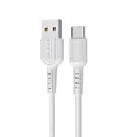 Кабель Borofone BX16, USB-Type-C, 2.4A, довжина 1м, White, BOX