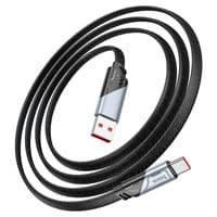 Кабель Hoco U119, Type-C-USB, 5.0A, Black, довжина 1,2 м, BOX