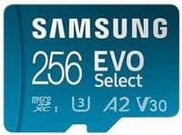 Карта памяти microSDXC, 256Gb, Samsung EVO Plus, Class10 UHS-I U3 V30 A2, адаптер SD, до 130 МБ/с (MB-ME256KA/EU)