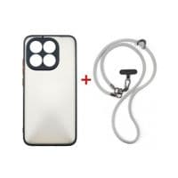 Чохол до мобільного телефона Dengos Case + Cross-body Strap Xiaomi 15T Black+Grey (DG-KM-CCRB-55)
