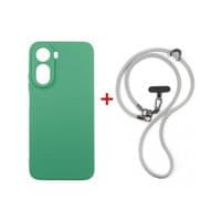 Чохол до мобільного телефона Dengos Case + Cross-body Strap Xiaomi Redmi A7 Pro Mint+Grey (DG-KM-CCRB-53)