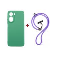 Чохол до мобільного телефона Dengos Case + Cross-body Strap Xiaomi Redmi A7 Pro Mint+Purple (DG-KM-CCRB-54)