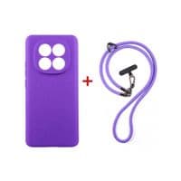 Чехол для мобильного телефона Dengos Case + Cross-body Strap Xiaomi Redmi Note 15 Purple+Purple (DG-KM-CCRB-36)