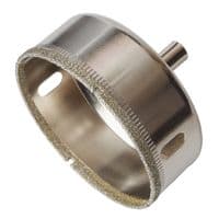 Сверло Alloid Base, корончатое, алмазное, по стеклу и керамике, 75мм (GS-50075)