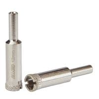 Сверло Alloid Base, корончатое, алмазное, по стеклу и керамике, 12мм, 2шт. (GS-50012)