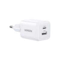 Зарядное устройство для Ugreen X514 1xUSB-C PD20W + 1xUSB GaN white (65006)