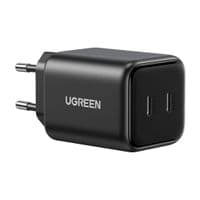 Зарядное устройство для Ugreen X526 2xUSB-C PD45W GaN black (65058)