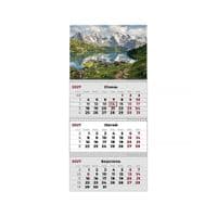 Календарь Axent настенный квартальный 2027 г.,3 пр. Mountains 1 (8803-27-28-A)