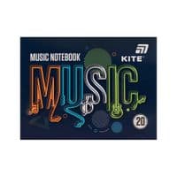 Тетрадь Kite для нот Music, А5, 20 листов (K26-405)
