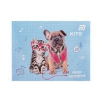 Тетрадь Kite для нот Studio Pets, А5, 20 листов (SP26-405)