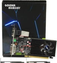 Відеокарта GeForce GT730, Golden Memory, 4Gb GDDR3, 128-bit, VGA/DVI/HDMI, 700/1333 MHz, Low Profile (GT730LPD34G128bit)_bulk