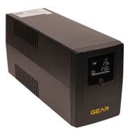 Джерело безперебійного живлення GEAR GU-1000PLCD