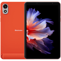 Blackview Zeno 1 LTE 4 ГБ/64 ГБ 8-дюймовий HD IPS 800x1280 90 Гц Unisoc T615 Восьмиядерний процесор 1,6 ГГц 8 МП фронтальна/8 МП задня камера Батарея 6000 мАг Type-C L1 NetflixHD TUV Android 15 Space Orange