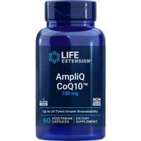 Витаминно-минеральный комплекс Life Extension Коэнзим Q10, 100 мг, AmpliQ CoQ10, 60 вегетарианских капсул (LEX25546)