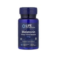Витаминно-минеральный комплекс Life Extension Мелатонин, 3 мг, Melatonin, 6 Hour Timed Release, 60 вегетарианских таб (LEX-17866)
