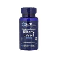 Витаминно-минеральный комплекс Life Extension Черника экстракт, 100 мг, Bilberry Extract, 90 вегетарианских кап (LEX-18739)