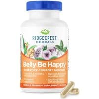 Витаминно-минеральный комплекс Ridgecrest Herbals Здоровье пищеварительной системы, Belly Be Happy, RidgeCrest Herbals, (RCH201)