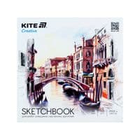 Бумага для рисования Kite Скетчбук для карандашей Creative, 21 х 21 см, 30 листов (K-1279)