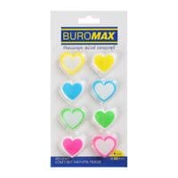 Магніт Buromax набір LOVE, 8 шт 30 мм (BM.0047)