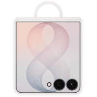 Чехол для смартф. SAMSUNG Flip 8 Silicone Ring Magnet Case EF-EF776CWEGUA / Белый