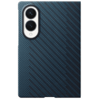 Чохол для смартф. SAMSUNG для Fold Wide Carbon Magnet Case EF-KF971SNEGUA / Синій