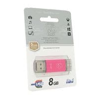 Флеш-накопичувач T&G Star F, USB 2.0+Type-C, 8GB, Metal, Blister