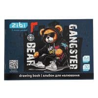 Альбом для рисования ZiBi А4 BEAR, 30 листов на скобе (ZB.1425-25)
