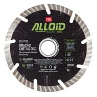 Круг відрізний Alloid Pro, алмазний, Deep Cutting, 125мм (DS-18125)