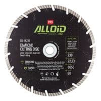 Круг відрізний Alloid Pro, алмазний, Deep Cutting, 230мм (DS-18230)