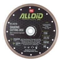 Круг відрізний Alloid Pro, алмазний, X-Wave, 230мм (DS-26230)