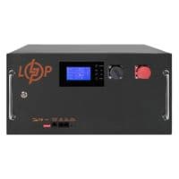 Аккумулятор LP LiFePO4 51,2V-150 Ah (7680 Wh) (BMS SP 150A/100 А) RM RS485/CAN LCD BL